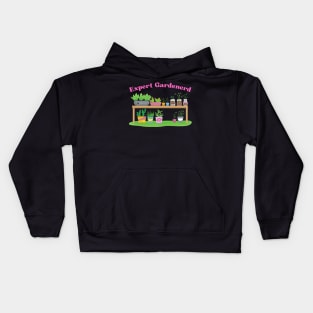 Gardening Garden Nerd Kids Hoodie